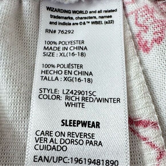 Warner Bros. Harry Potter Pull-On Stretchy Elastic Waistband Pajama Pants. XL. - Picture 6 of 7